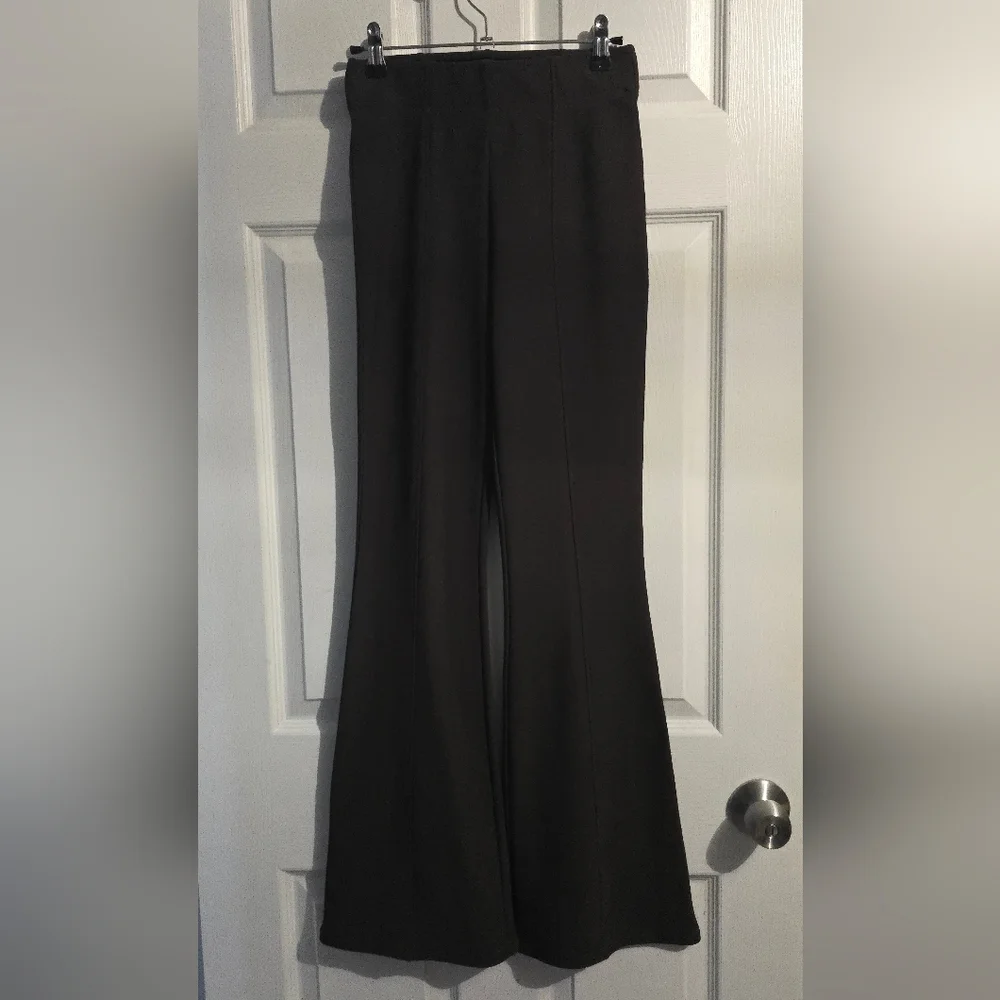 Garage Set Brown Ribbed Bootcut Pull-on Pants And Top